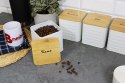 ZESTAW 4 POJEMNIKÓW KAWA HERBATA CUKIER SÓL BRUNBESTE BB-4262 (NAPISY PL)