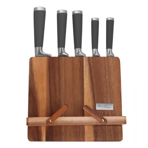 ZESTAW 5 NOŻY W BLOKU Z DREWNA LAKIEROWANEGO 93306