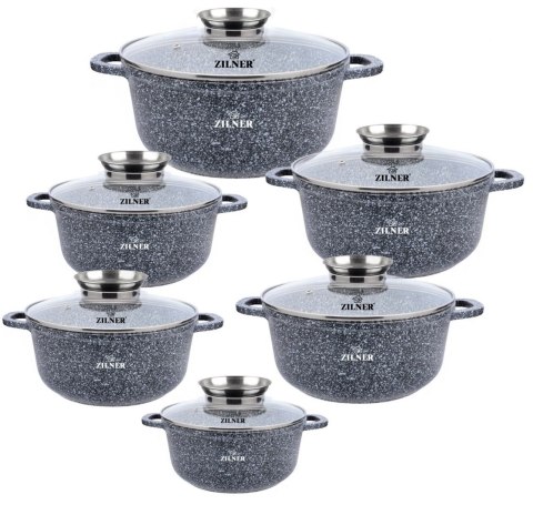 ZESTAW 6 GARNKÓW MARMUROWYCH ZILNER ZL-7086