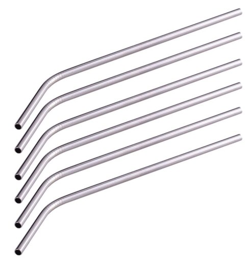 ZESTAW 6 SŁOMEK KOKTAILOWYCH ZE STALI NIERDZEWNEJ BERLINGER HAUS BH-2981