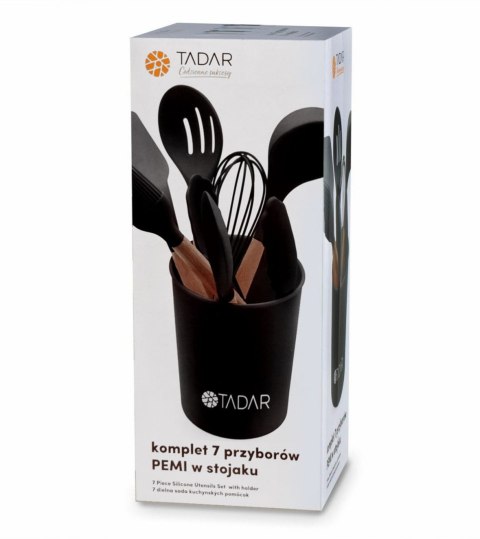 ZESTAW 7 SILIKONOWYCH PRZYBORÓW KUCHENNYCH TADAR SILICO PEMI TD-7067