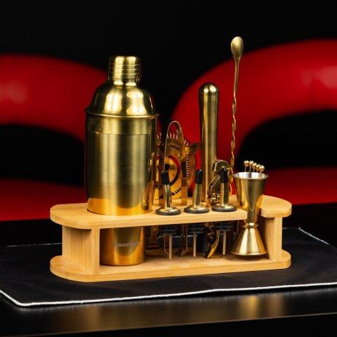 ZESTAW BAROWY 16 ELEMENTÓW SHAKER KLAUSBERG KB-7583 ZŁOTY
