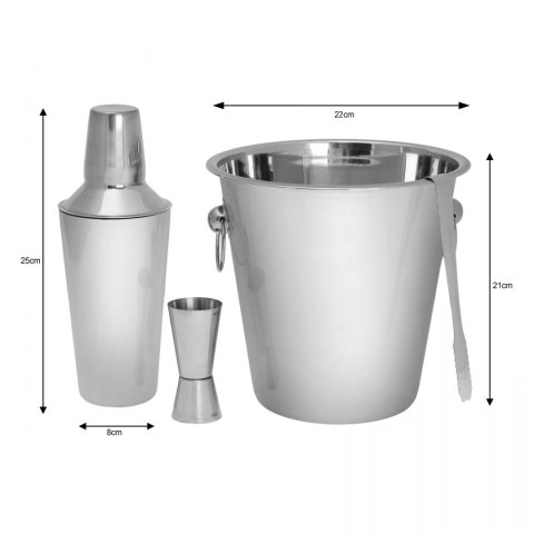 ZESTAW BAROWY DO KOKTAJLI 4 ELE KiNGHOFF KH-1244