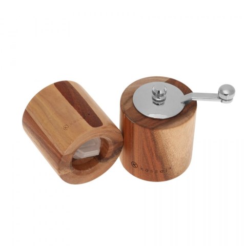 ZESTAW DO SOLI i PIEPRZU Z MŁYNKIEM KASSEL no. 93575 AKACJA