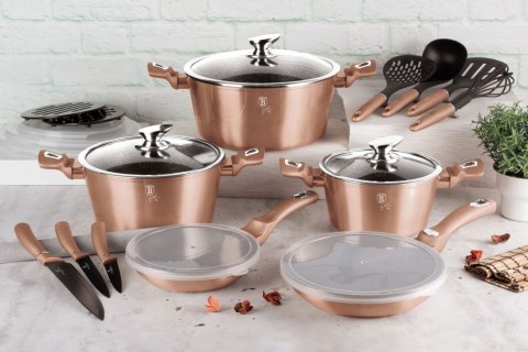 ZESTAW GARNKÓW 22 ELE. BERLINGER HAUS METALLIC ROSE GOLD BH-7182