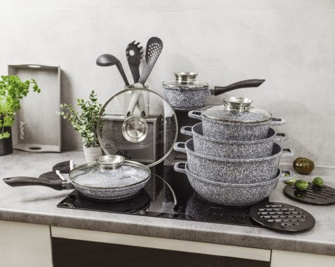 ZESTAW GARNKÓW MARMUROWYCH 17 ELE. ZILNER ZL-7060