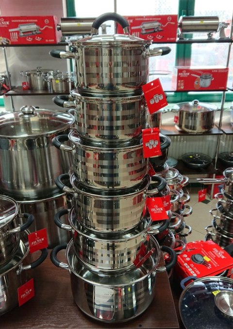 ZESTAW GARNKÓW STALOWYCH 12 EL. ZILNER ZL-8110