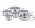 ZESTAW GARNKÓW STALOWYCH 12 ELE ZILNER ZL-8106