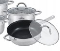 ZESTAW GARNKÓW STALOWYCH 12 ELE ZILNER ZL-8107
