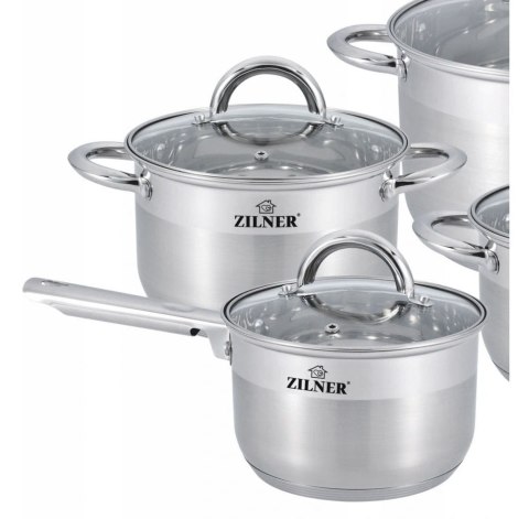 ZESTAW GARNKÓW STALOWYCH 12 ELE ZILNER ZL-8108