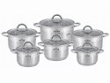 ZESTAW GARNKÓW STALOWYCH 12 ELE ZILNER ZL-8109