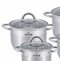 ZESTAW GARNKÓW STALOWYCH 12 ELE ZILNER ZL-8109