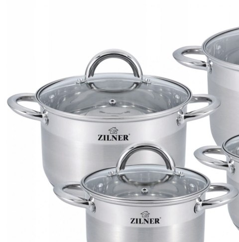 ZESTAW GARNKÓW STALOWYCH 12 ELE ZILNER ZL-8109