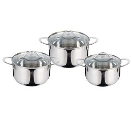 ZESTAW GARNKÓW STALOWYCH 6 ELE BERLINGER HAUS SILVER JEWELLERY BH-6662