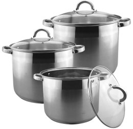 ZESTAW GARNKÓW STOCK POT 6 ELE 17L / 20L / 23L BRUNBESTE BB-2157