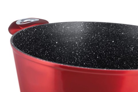 ZESTAW GARNKÓW Z POWŁOKĄ GRANITOWĄ 15 EL. ZILNER CHERRY RED ZL-8516