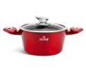 ZESTAW GARNKÓW Z POWŁOKĄ GRANITOWĄ 15 EL. ZILNER CHERRY RED ZL-8516