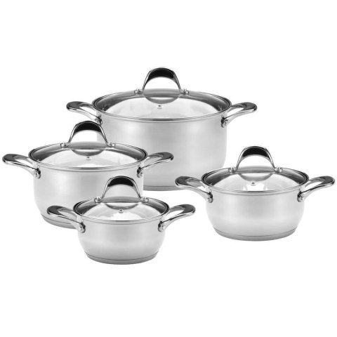 ZESTAW GARNKÓW ZE STALI NIERDZEWNEJ 18/10 8-ele EUFORIA STARKE PRO