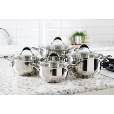 ZESTAW GARNKÓW ZE STALI NIERDZEWNEJ 18/10 8-ele EUFORIA STARKE PRO