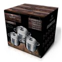 ZESTAW GARNKÓW ZE STALI NIERDZEWNEJ 6 EL. BLAUMANN GOURMET LINE BL-3174