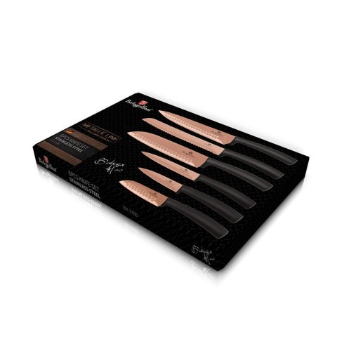 ZESTAW NOŻY 6 EL. BERLINGER HAUS COPPER BH-2386