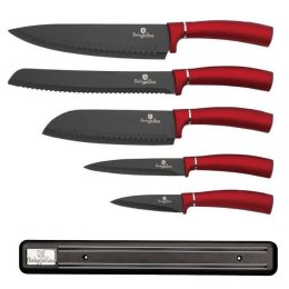 ZESTAW NOŻY 6 ELE. BERLINGER HAUS BURGUNDY BH-2534