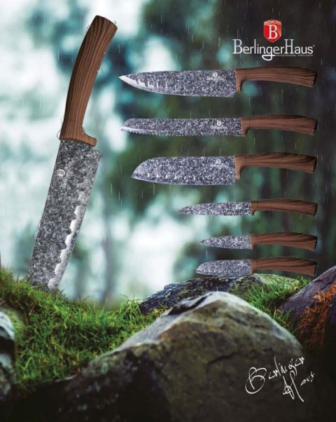 ZESTAW NOŻY 6 ELE. BERLINGER HAUS FOREST LINE BH-2505