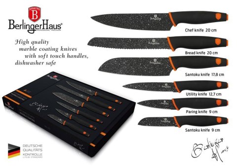 ZESTAW NOŻY 6 ELE. BERLINGER HAUS GRANIT DIAMOND BH-2111