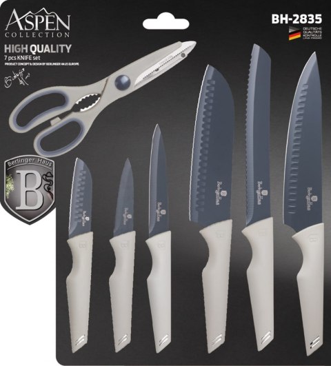 ZESTAW NOŻY 7 EL. BERLINGER HAUS ASPEN BH-2835