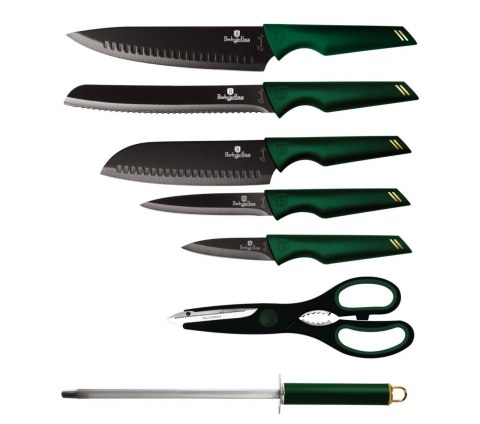 ZESTAW NOŻY 8 EL. BERLINGER HAUS BLACK EMERALD BH-2690
