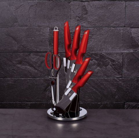 ZESTAW NOŻY 8 EL. BERLINGER HAUS BURGUNDY BH-2686