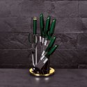 ZESTAW NOŻY 8 ELE. BERLINGER HAUS BLACK EMERALD BH-2690