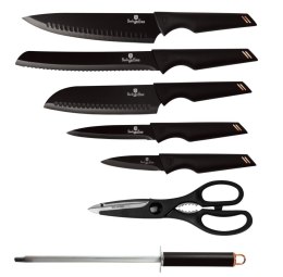 ZESTAW NOŻY 8 ELE. BERLINGER HAUS BLACK ROSE GOLD BH-2692