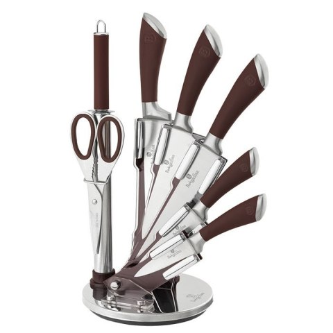 ZESTAW NOŻY 8 ELE. BERLINGER HAUS INFINITY BROWN BH-2047