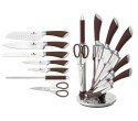 ZESTAW NOŻY 8 ELE. BERLINGER HAUS INFINITY BROWN BH-2047