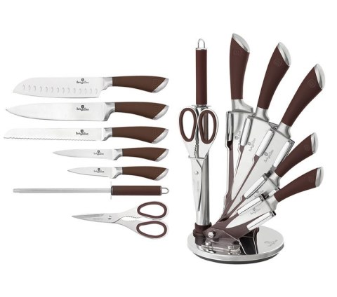 ZESTAW NOŻY 8 ELE. BERLINGER HAUS INFINITY BROWN BH-2047