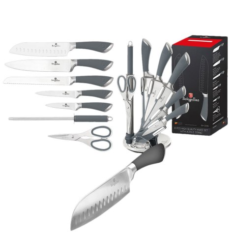 ZESTAW NOŻY 8 ELE. BERLINGER HAUS INFINITY GRAY BH-2046
