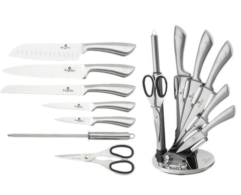 ZESTAW NOŻY 8 ELE. BERLINGER HAUS INFINITY SILVER BH-2041