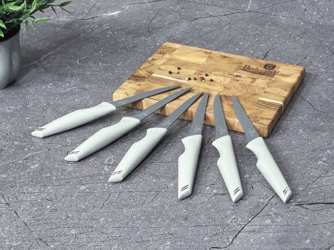 ZESTAW NOŻY DO STEKÓW LUB PIZZY 6 EL. BERLINGER HAUS ASPEN BH-2840