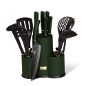 ZESTAW NOŻY I PRZYBORÓW KUCHENNYCH 12 EL. BERLINGER HAUS EMERALD BH-6250