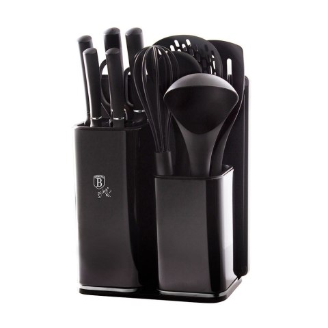 ZESTAW NOŻY I PRZYBORÓW KUCHENNYCH 13 EL. BERLINGER HAUS BLACK BH-2548