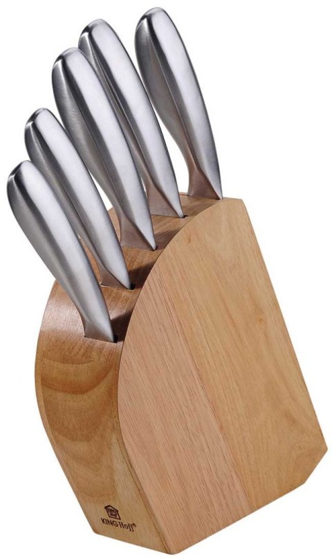 ZESTAW NOŻY KUCHENNYCH W BLOKU 6 ELE. KiNGHOFF KH-1152