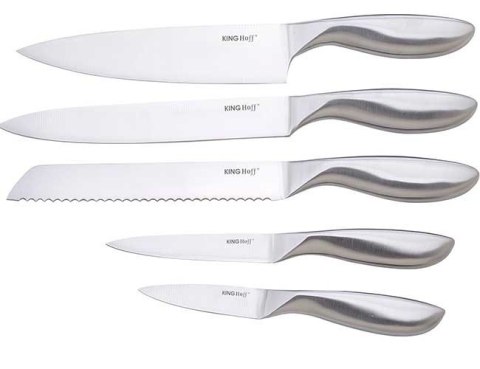ZESTAW NOŻY KUCHENNYCH W BLOKU 6 ELE. KiNGHOFF KH-1152