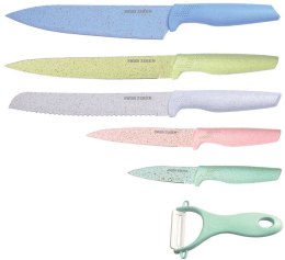 ZESTAW NOŻY MARMUROWYCH 6 ELE. SWISS ZURICH SZ-7345