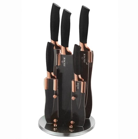 ZESTAW NOŻY POWLEKANYCH 6 EL. ZILNER ROSEGOLD ZL-5118