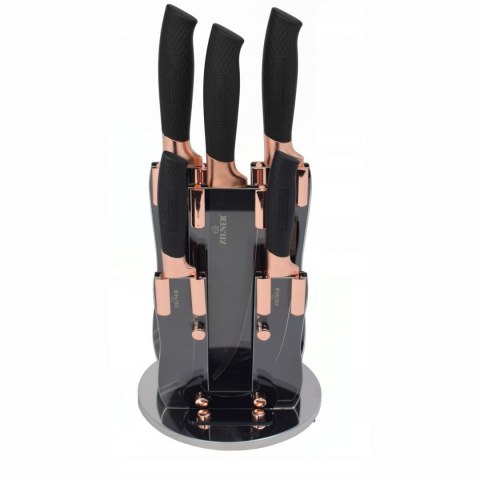 ZESTAW NOŻY POWLEKANYCH 6 EL. ZILNER ROSEGOLD ZL-5118