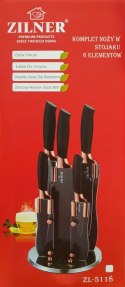 ZESTAW NOŻY POWLEKANYCH 6 EL. ZILNER ROSEGOLD ZL-5118