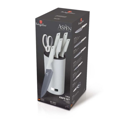 ZESTAW NOŻY W BLOKU 7 EL. BERLINGER HAUS ASPEN BH-2841
