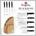 ZESTAW NOŻY W BLOKU BAMBUSOWYM 10-ELE BERLINGER HAUS BLACK ROSE BH-2760