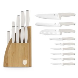 ZESTAW NOŻY W BLOKU BAMBUSOWYM 10-ELE BERLINGER HAUS SAHARA BH-3121